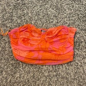 Zara bustier top